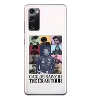 Samsung Galaxy S20 FE Uyumlu Carlos Sainz Tasarımlı Şeffaf Telefon Kılıfı