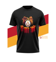 Galatasaray Orijinal Lisanslı 5 Yıldızlı We Are Gala T-Shirt (Siyah)