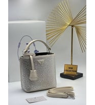 Kristal Taş İşlemeli Kadın Çanta 18/23 cm (06)