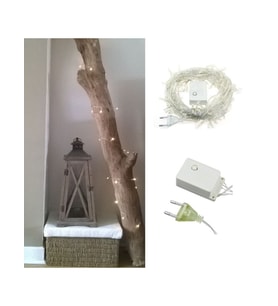 100 Ledli 8 Fonksiyonlu 10 Metre Led Aydınlatma Dekor Lambası (beyaz) (5343)