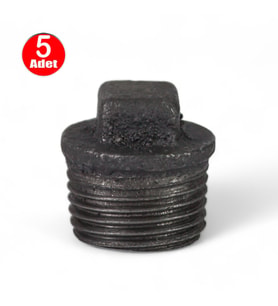 Aletçantam Fittings Döküm Tıpa 1/2 Kör Tapa - 5 Adet