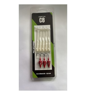 Caretta C8 10cm 10gr 5+3 Silikon Yem Red Head
