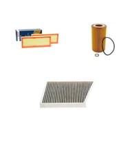 Bosch Filtre Bakım Seti Mercedes E320 W211 2002-2006 Benzin 224 Beygir Hava + Yağ F. + Polen Filtre Bosch