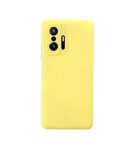 Xiaomi Mi 11t Pro Kılıf Nano İçi Kadife Silikon - Sarı