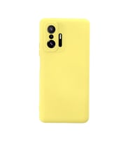 Xiaomi Mi 11t Pro Kılıf Nano İçi Kadife Silikon - Sarı