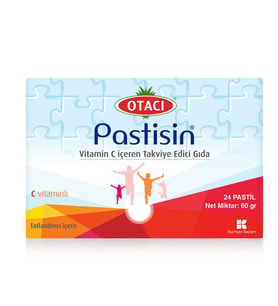 Pastisin Vitamin C İçeren Takviye Edici Gıda 24 Pastil