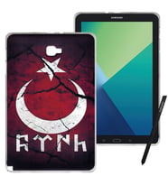 Samsung Galaxy Tab P580 Baskılı Silikon Kılıf BK-157