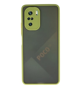 Pilelistore   Xiaomi Poco F3 Kılıf Montreal Silikon Kapak - Açık Yeşil