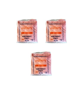 Ordinary Turuncu Market Poşeti Torbası - Hışır Atlet Poşet - Orta Boy - 26 x 50 Cm. - 3 Kg.
