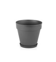 Omnipazar SO-YS05 Yalı Saksı Tabaklı 10 lt No 5 Antrasit (15002)