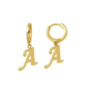 Harfli Halka Küpe KP036
