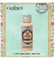 Cadence Style Matt Enamel Cam & Porselen Boyası 59 ml. E-342 Açık Ten 