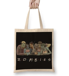 Zombie Friends Bez Çanta Uzun Saplı