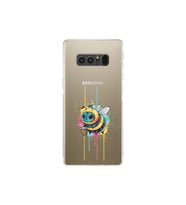Samsung Galaxy Note 8 ile uyumlu Splash arı tasarımlı şeffaf silikon kılıf