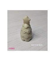 YY0905 Yıldızlı Tombul Çam Ağacı Silikon Kalıp