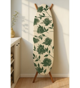 Biyeli Çizgili Ranforce Keçeli Isıya Dayanıklı Ütü Masası Kılıfı 142x55 cm