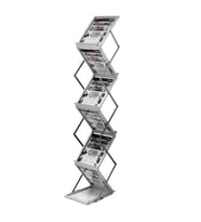 Portatif Katlanabilir Zigzag Broşür Stand