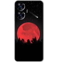 Realme C55 Kılıf HD Desen Baskılı Kılıf - Kanlı Ay