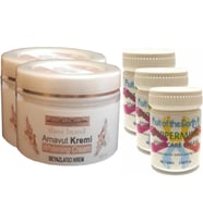 Hintohu Three Brand 100ML Arnavut Aklıkkremi 2AD+FOOT Carecream 50ML Ayakbakımkremi NANEFERAHLIĞIVEKOKUSU3AD