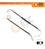 Volvo S40 V40 MK1 644 645 1995-2004 4/5-Kapı 30623452 İçin Elektrikli Arka Sol Cam Kriko Tamir Seti