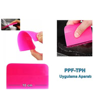 PPF/TPH Silikon Çekçek Ragle Cam Filmi Çekme Uygulama Aparatı Pembe 10x7.5cm