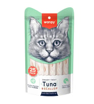 Wanpy Ton Balıklı Deniz Taraklı Sindirim Sistemi Destekleyici Sıvı Ödül Maması 25x14 gr