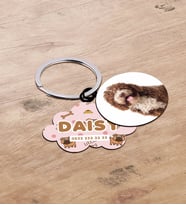 BK Gift Evcil Dostlara Özel İsimli 2’li Ahşap Pet Tasma Künyesi - Model 3-11