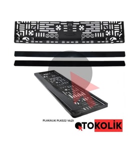 Plakalık Sade Araç Plaka Çerçevesi 1 Adet Onkar