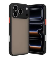 iPhone 17 Pro Kılıf Montreal Silikon Kapak - Siyah
