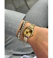 Gold Minimal Oval Kadın Kol Saati