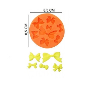 ŞEKER HAMUR KALIBI SİLİKON FİYONGLAR 8,5*8,5 CM