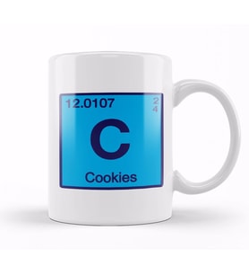 Element Of Cookies Kupa Bardak Porselen