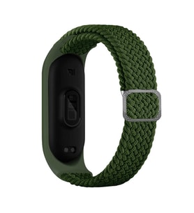 Xiaomi Mi Band 3 Uyumlu Kordon Örgü İşlemeli Yumuşak Hasır KRD-49 Kayış