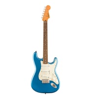 Squier 0374010502 Classic Vibe '60s Stratocaster Elektro Gitar (Lake Placid Blue) Laurel Klavye Mavi Metalik Renk ve Vintage Tarz Tremolo