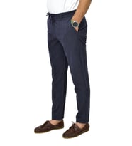 Erkek Jogger Silim Fit Kumaş Pantolon P1033 BGL-ST04502 (Lacivert)