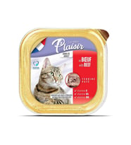 Plaisir Pate Ezme Biftekli Kısırlaştırılmış Kedi Konservesi 100gr