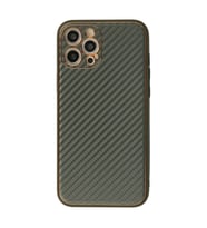 iPhone 12 Pro Kılıf Coco Karbon Silikon - Füme