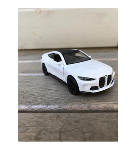 Welly Bmw M4 Diecast Metal Araba Beyaz 12 Cm 1/36 Model Araba