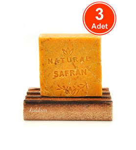 Safran Sabunu El Yapımı Doğal 120 G x 3 Adet