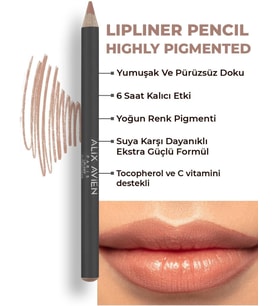 Uzun Süre Kalıcı Dağılma Yapmayan Nemlendirici Dudak Kalemi - Lipliner Pencil 01 Peach Nude