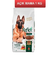 Reflex Kuzu Etli Ve Sebzeli Yetişkin Köpek Maması 1 Kg AÇIK