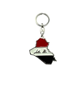 Irak Haritası Figürlü Unisex Anahtarlık – Zamak Kaplama Anlamlı Metal Aksesuar 🟢 Ürün Açıklaması: