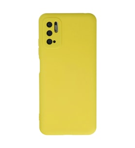 Xiaomi Redmi Note 10 5g Kılıf Nano İçi Kadife Silikon - Sarı