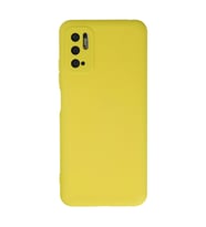 Xiaomi Redmi Note 10 5g Kılıf Nano İçi Kadife Silikon - Sarı