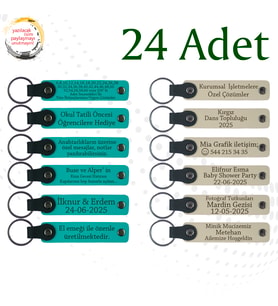 K Turkuaz & S Kahve, 24’lü Set, Kişiye Özel Hediyelik, Festival Katılımcılarına Küçük Sürpriz