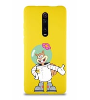Xiaomi Redmi K20 Soft Premier Kapak Sandy Tasarımlı Silikon Kılıf - Sarı (Şeffaf)