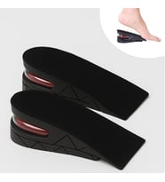 5 cm Boy Uzatıcı Silikon Ortopedik Topuk Tabanlık – Yüksek Konforlu Gizli Yükseltici Ped (Unisex)