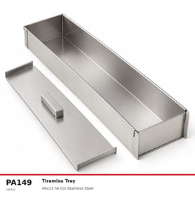 Fida Kapaklı Tiramisu Tavası 40x11 h6 Cm