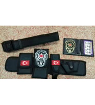 YAKIN KORUMA TESİSAT BEL KILIFI,(+),YAKIN KORUMA ROZETLİ CÜZDANI,(+),YAZISIZ PALASKA,TOPLAM (3-AD) URUN,SATIN-AL,SIVILE SATILMAZ.