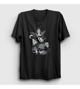 Presmono Unisex Siyah Do Walt Thou Wilt Cartoon Baphomet T-Shirt 458103tt